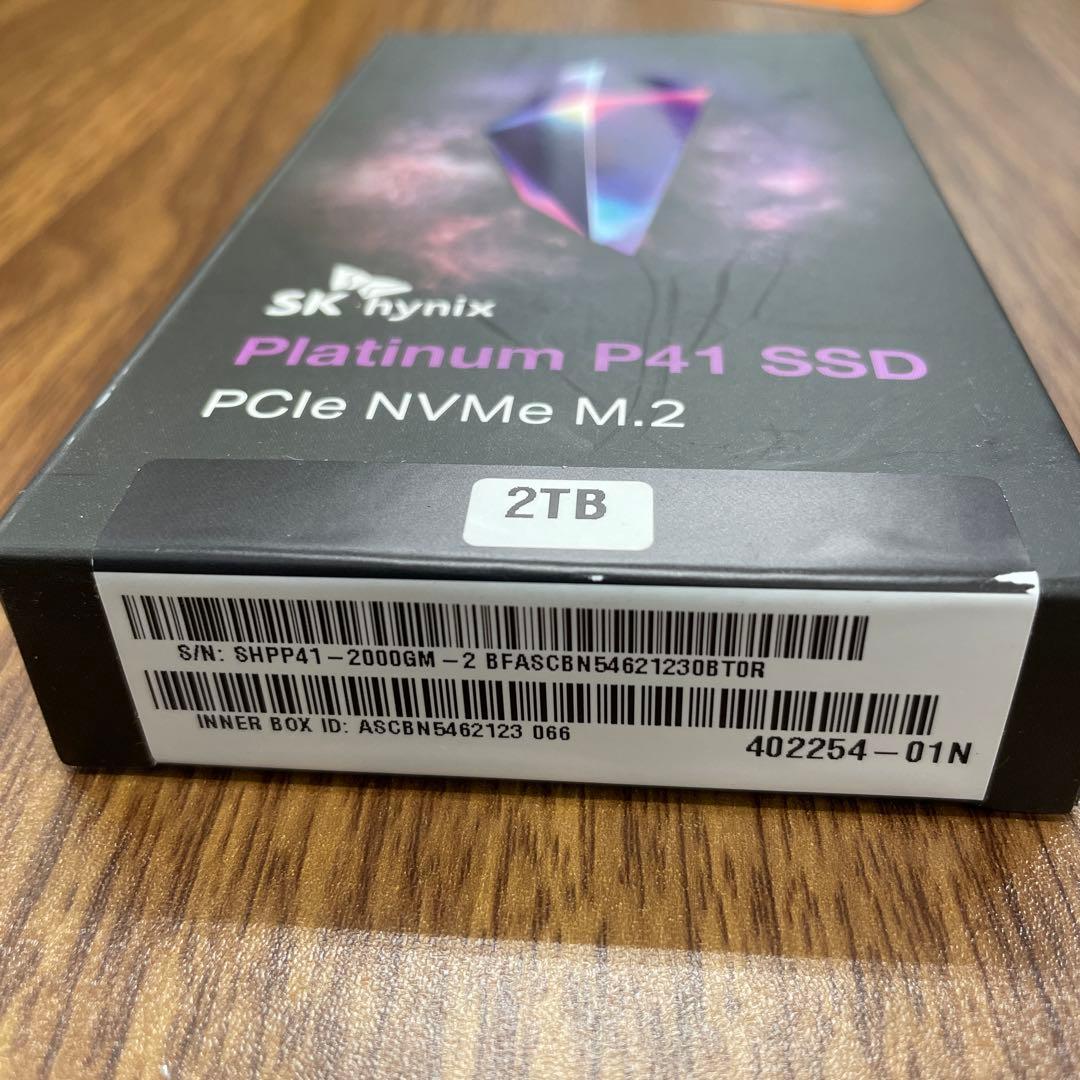 Z015 エスケイハイニックスPlatinum P41 2TB