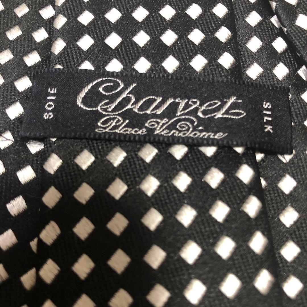 犬の足音様専用品未使用】Charvet シルク ネクタイ ダイヤモンド