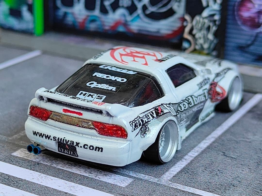 ホットウィールカスタム 日産 シルエイティ シルビア 顔面スワップ