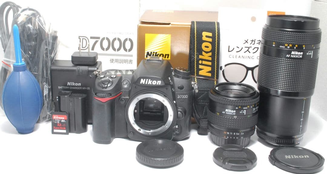 元箱・取説あり✨Nikon D7000 デジタル一眼レフ ダブルレンズ