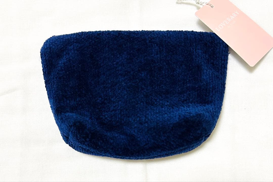 フェイラー FEILER ラブラリーハート 舟型ポーチS 紺 - バッグ最 安値 価格