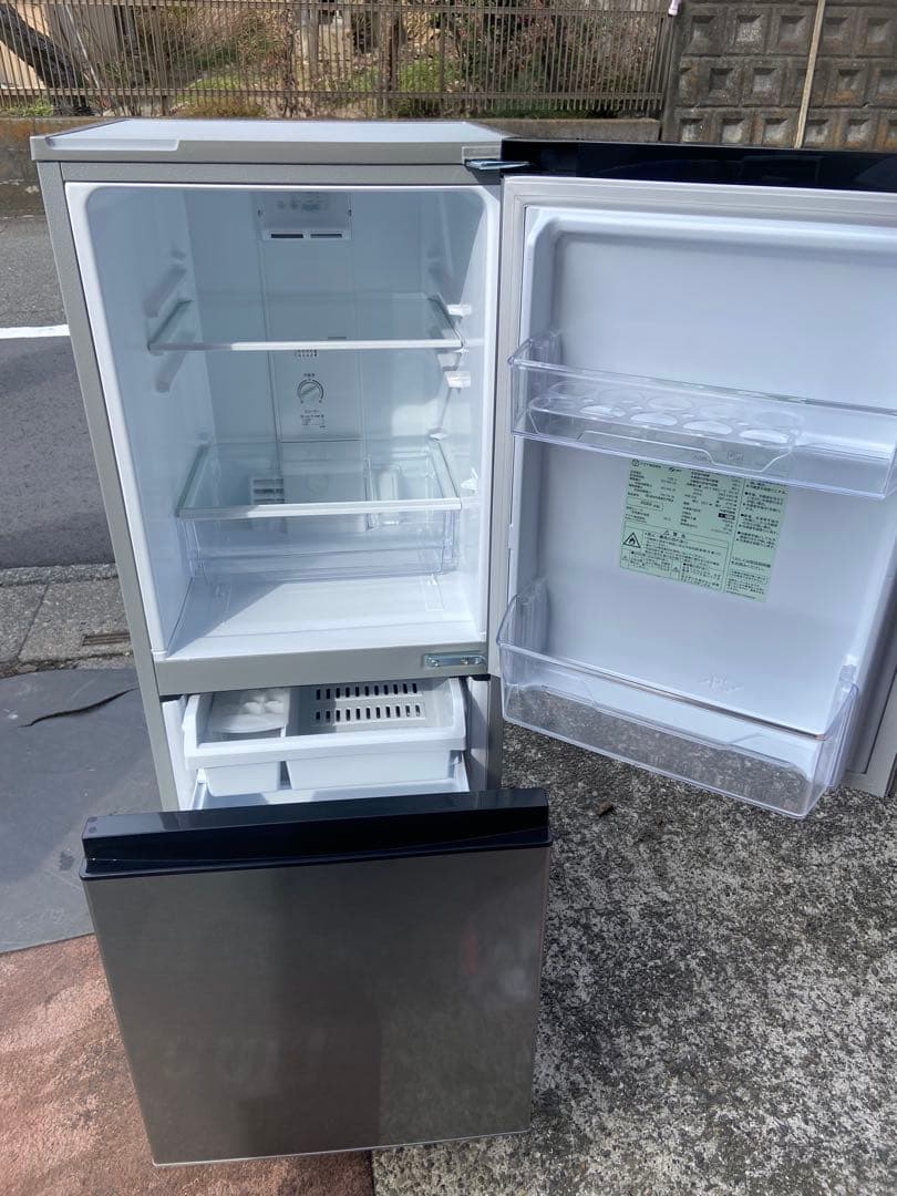A538 AQUA 2022年製 126L 冷蔵庫 シルバー