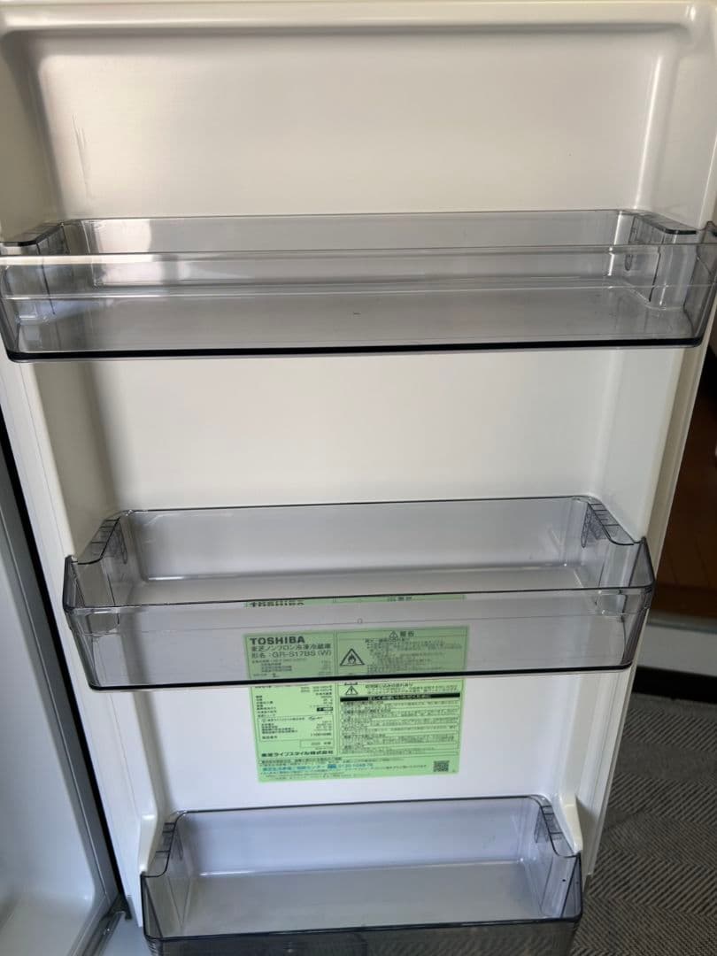 【送料込み】TOSHIBA GR-S17BS 冷蔵庫 170L 2020年