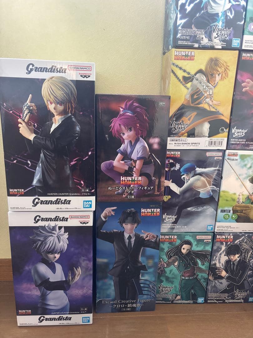 HUNTER×HUNTERフィギア15体 HUNTER×HUNTER Grandista キルア フィギュア15体セット - メルカリ