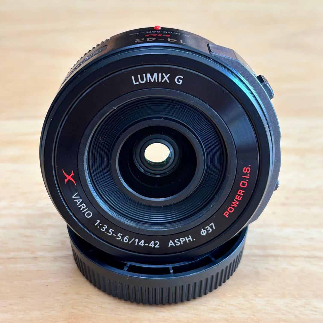 マイクロフォーサーズ3倍ズームレンズ H-PS14042 ブラック