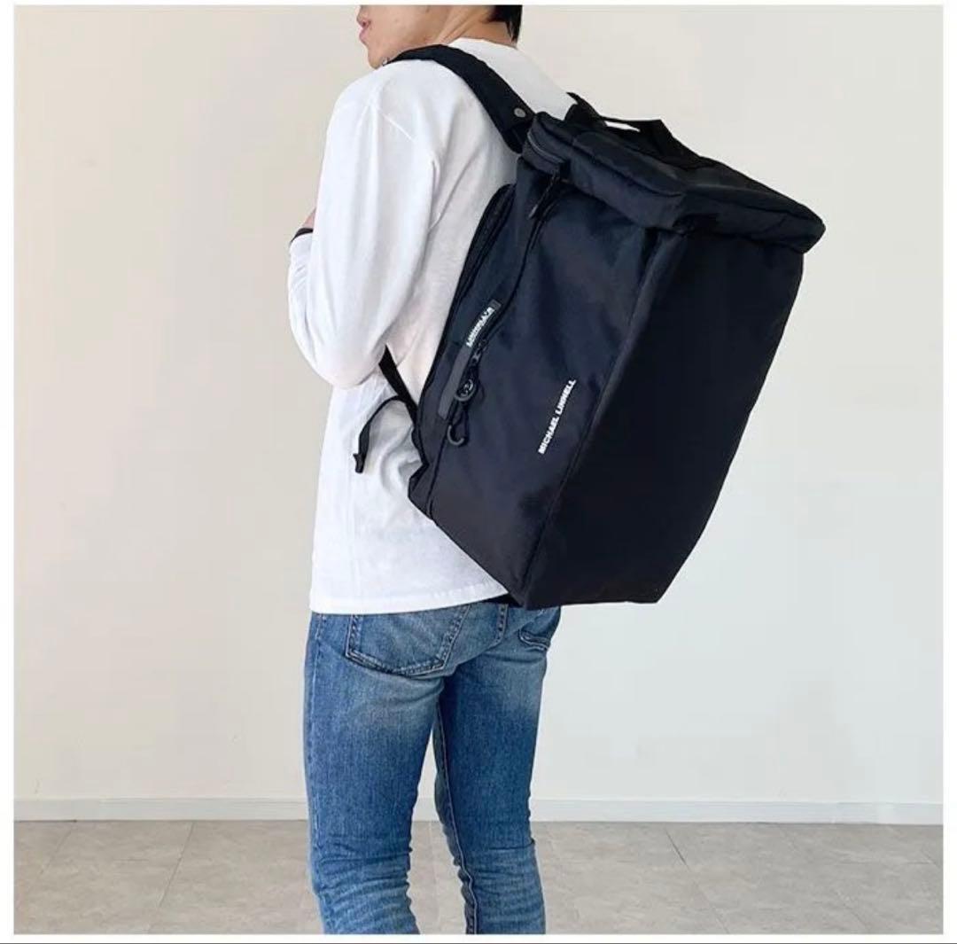 【未使用】MICHAEL LINNELL ボストンリュック ブラックホワイト 楽天市場】Michael Linnell マイケルリンネル ボストンリュック 2WAY