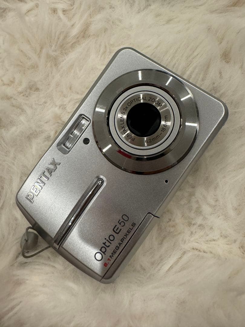 超美品 PENTAX Optio E50 動作確認済み 単三電池対応