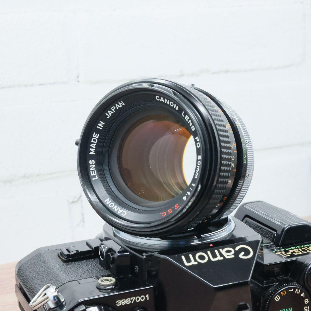 【完動品】AE-1 P black / FD 50mm F1.4 S.S.C.