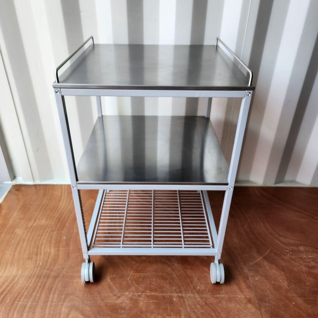 希少 廃盤モデル IKEA UDDEN ステンレスワゴン キッチンワゴン 作業台
