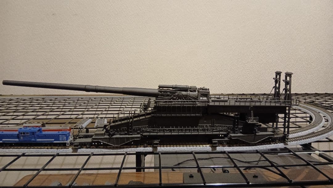 B*2様 フジミ　1/144　列車砲　ドーラ　可動化 B*2様 フジミ 1/144 列車砲 ドーラ 可動化 - メルカリ