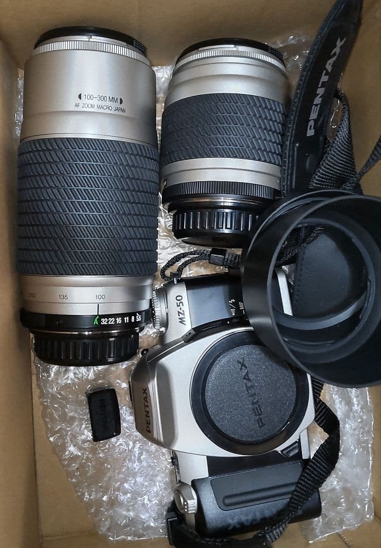 PENTAX一眼レフフィルムカメラ　一式　電池交換後稼働良好 半額セール決行！