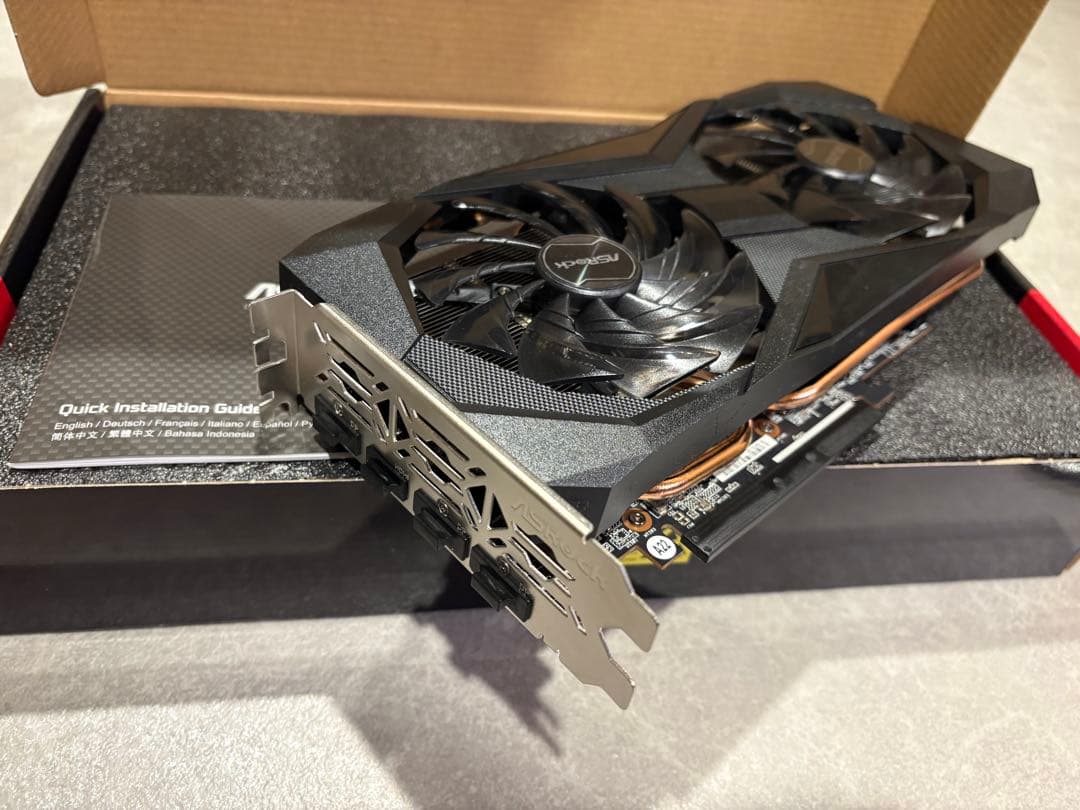 ASRock Radeon RX 7600 8GB 【動作確認済・付属品完備】