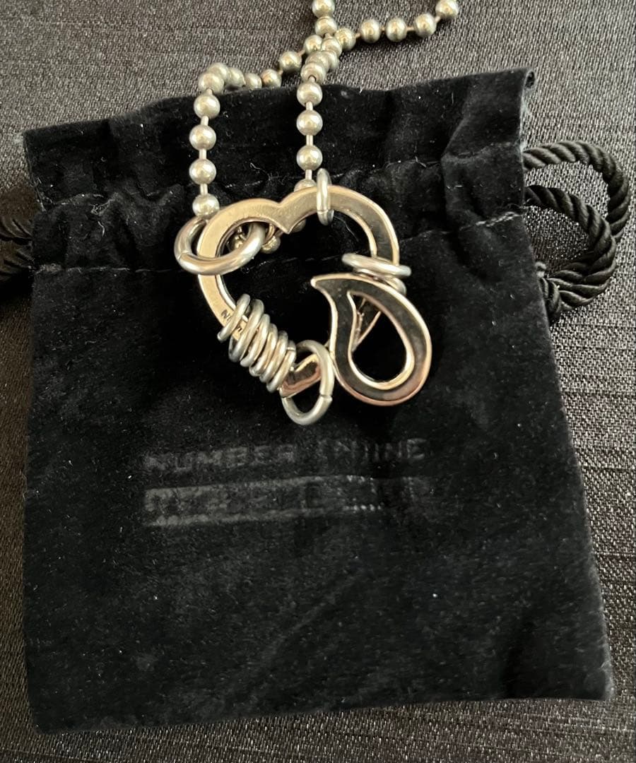 y2k 希少 NUMBER (N)INE ハート涙 ネックレス 亀梨 木村拓哉 - メルカリ