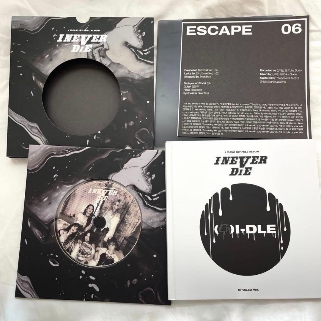 I-DLE I NEVER DIE アルバム ランダムトレカ付き アイドゥル
