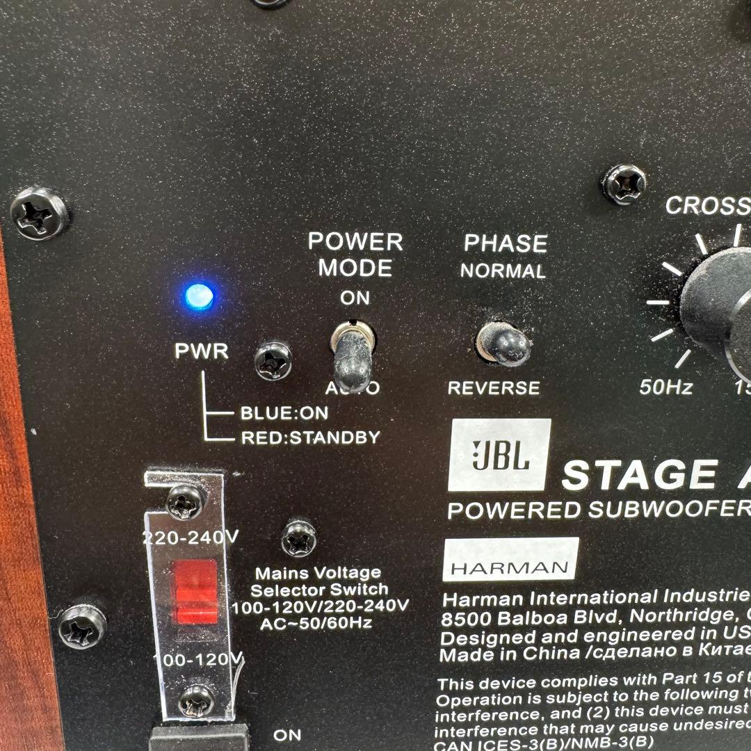 JBL　STAGE A100P　パワードサブウーファー　動作品