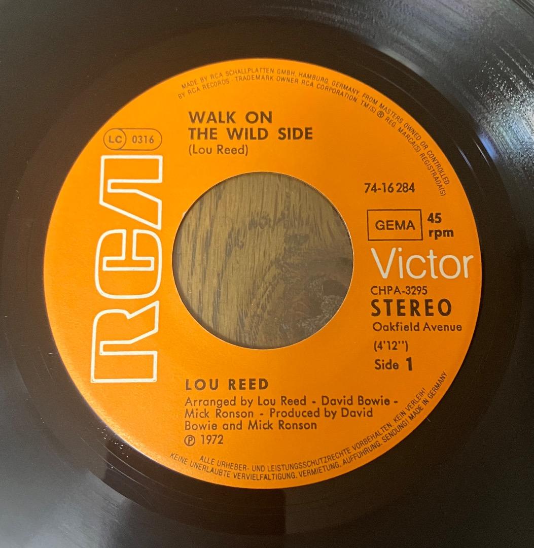 Lou Reed / Walk on the Wild Side 7inch - メルカリ