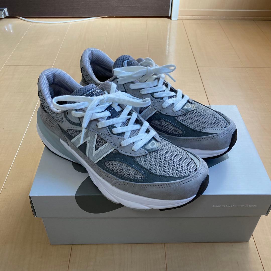 【直営店購入】New Balance 990V6 D 25.5cm グレー