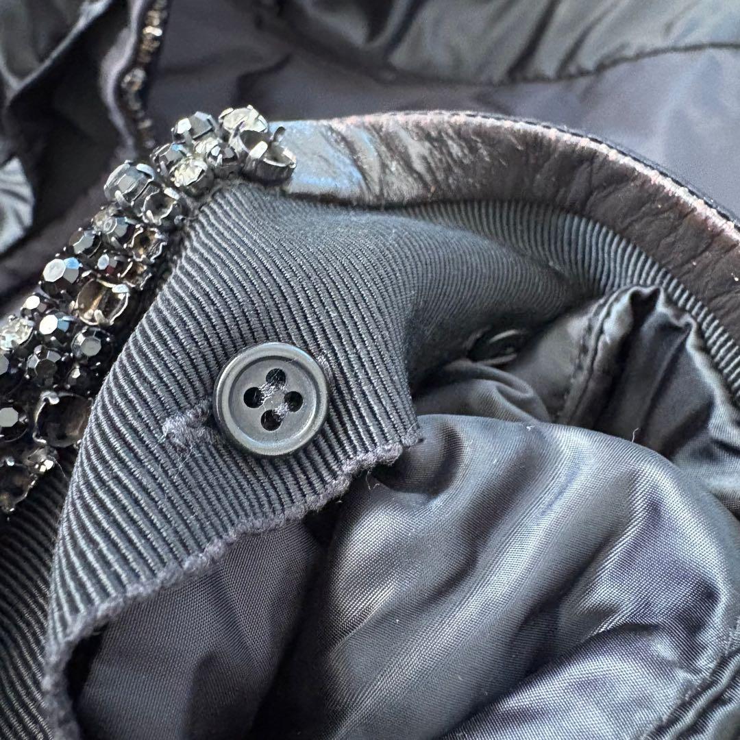 マックスマーラ ダウンコート リバーシブル 黒 L 大きいサイズ