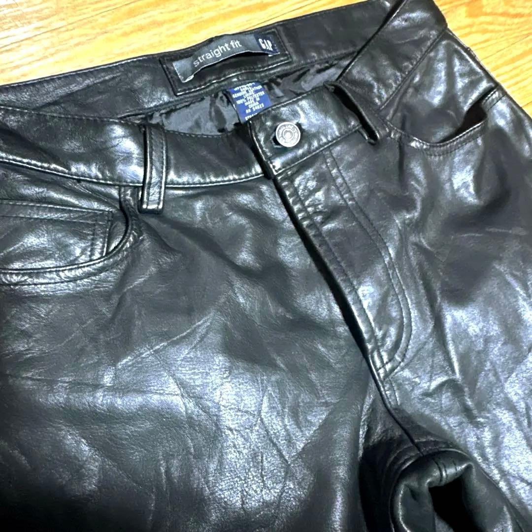 old GAPレザーパンツ w29 l30 90〜00s 山田蓮 - メルカリ