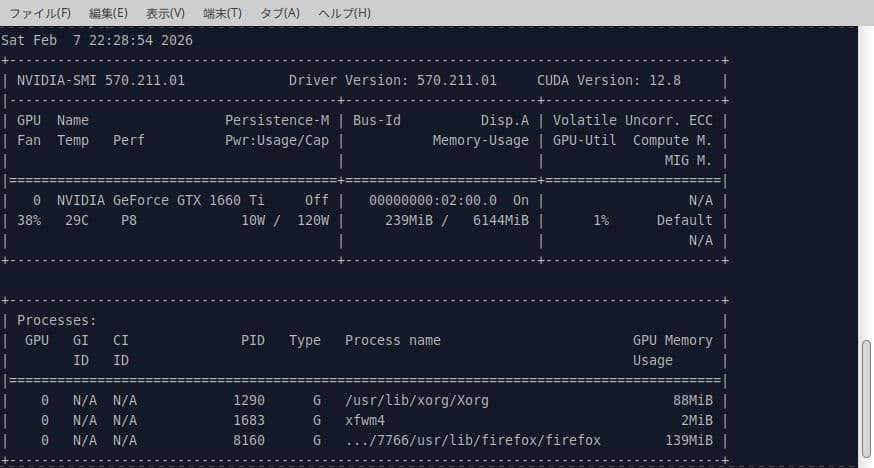 GeForce GTX1660Ti 6GB PALIT(動作確認済/ベンチ完走)