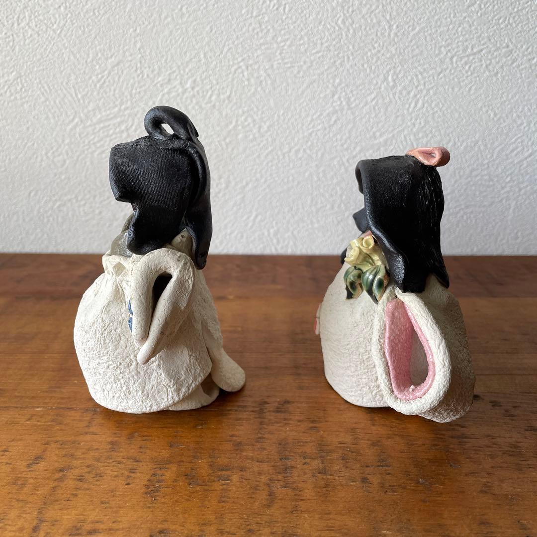 希少 陶器 焼き物 水野雅子 作家作品 雛人形 瀬戸焼 伝統文化 芸術 民