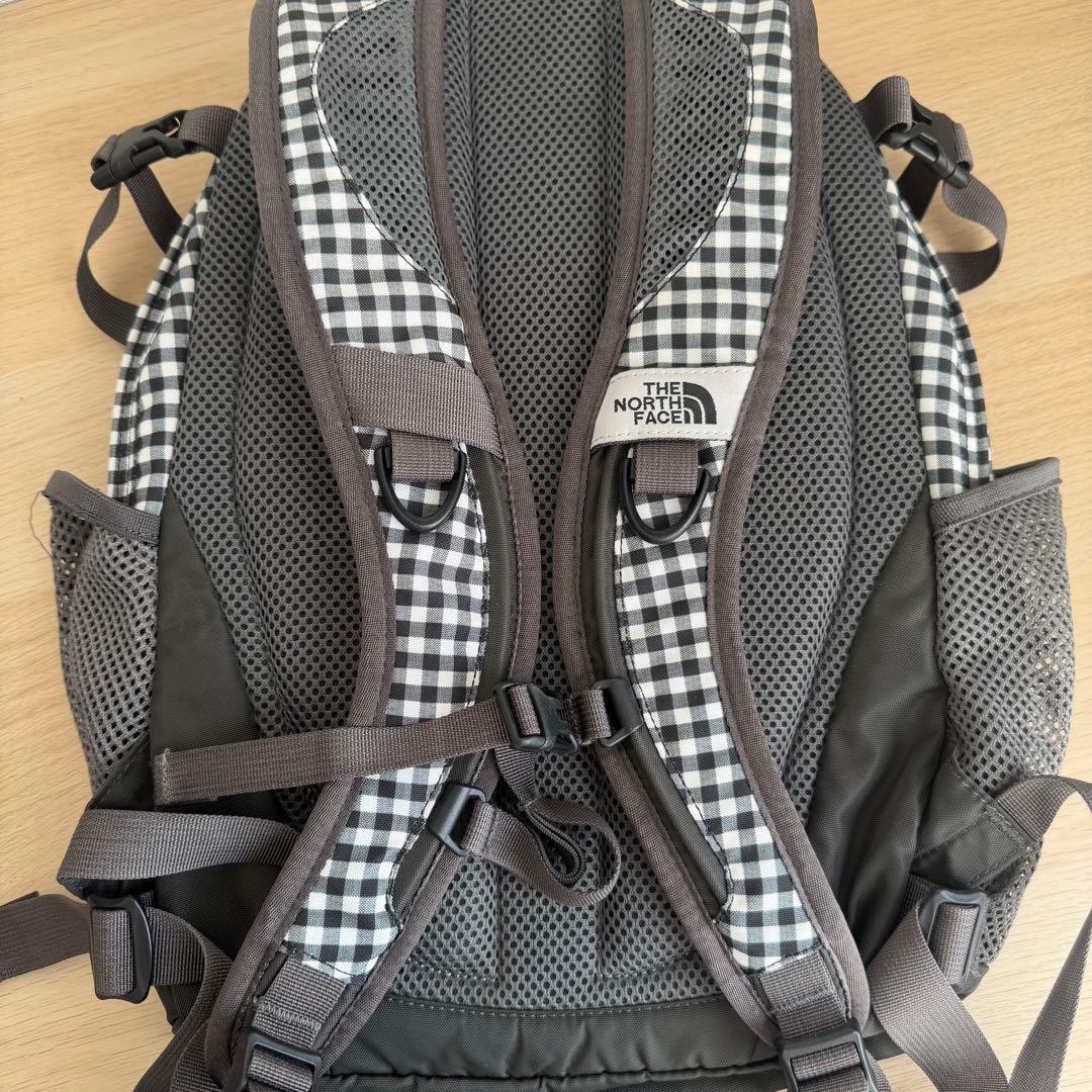 ノースフェイス ギンガムチェック柄リュック バックパック - メルカリ