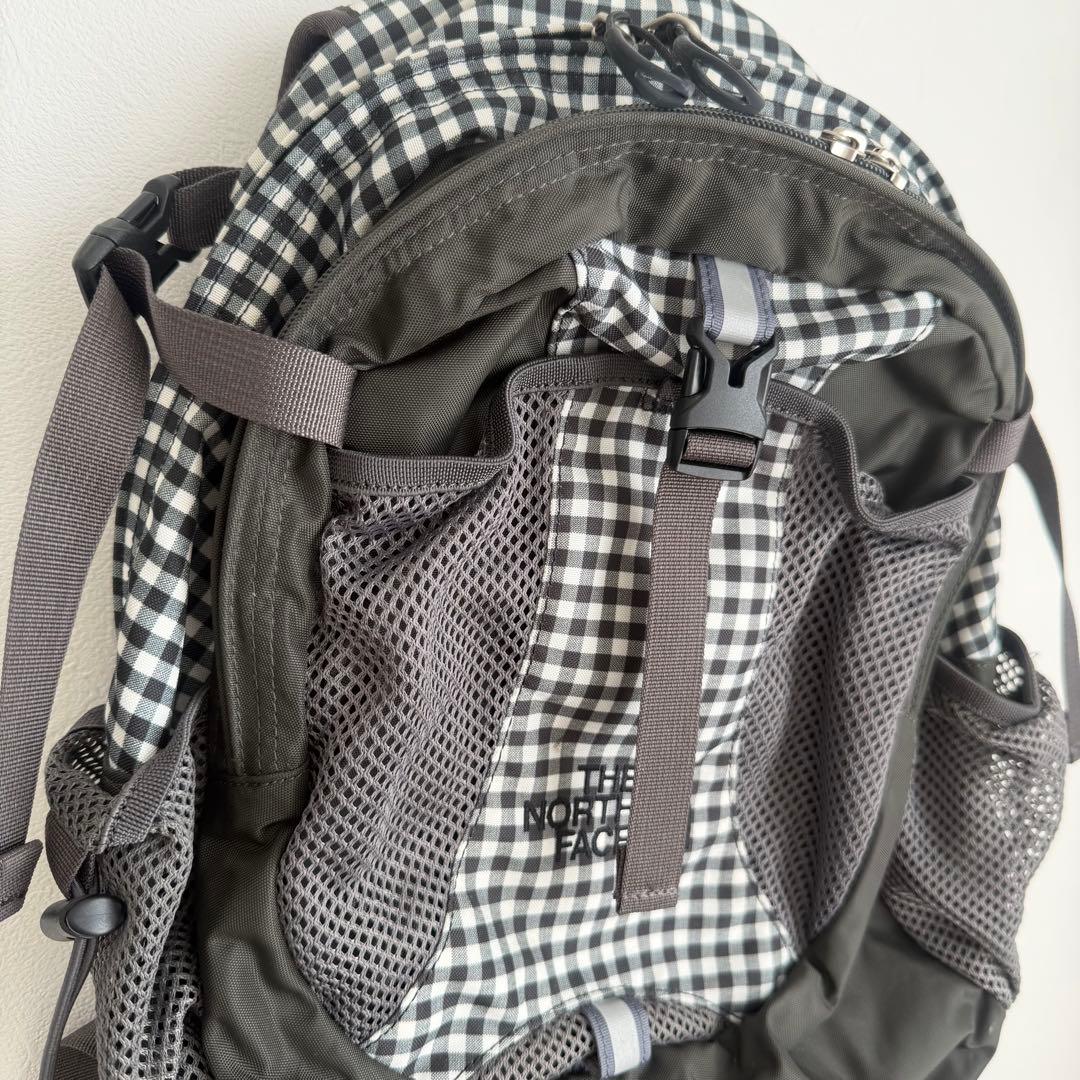 ノースフェイス ギンガムチェック柄リュック バックパック - メルカリ