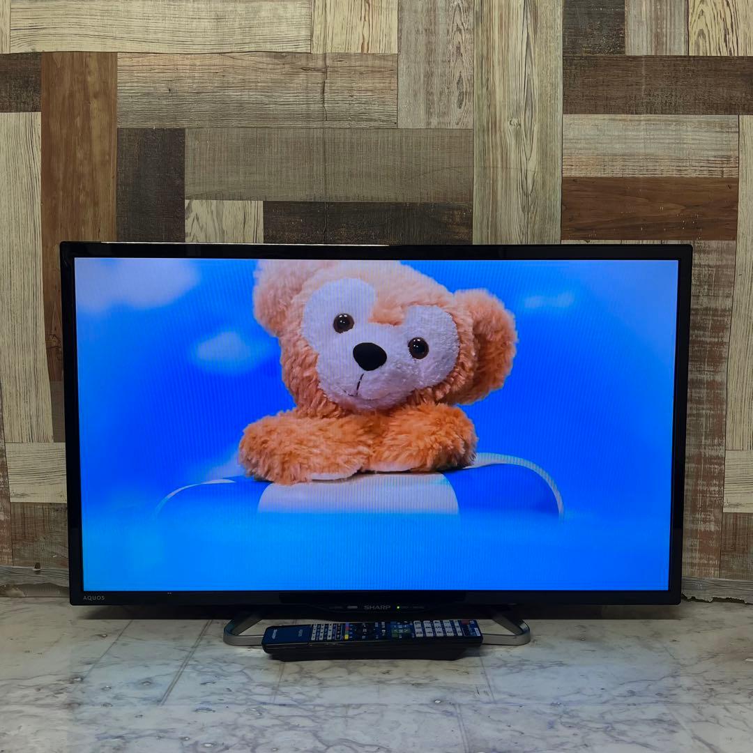 即日受渡❣️全国送料込SHARP32型テレビYouTube、U-NEXTリモコン付