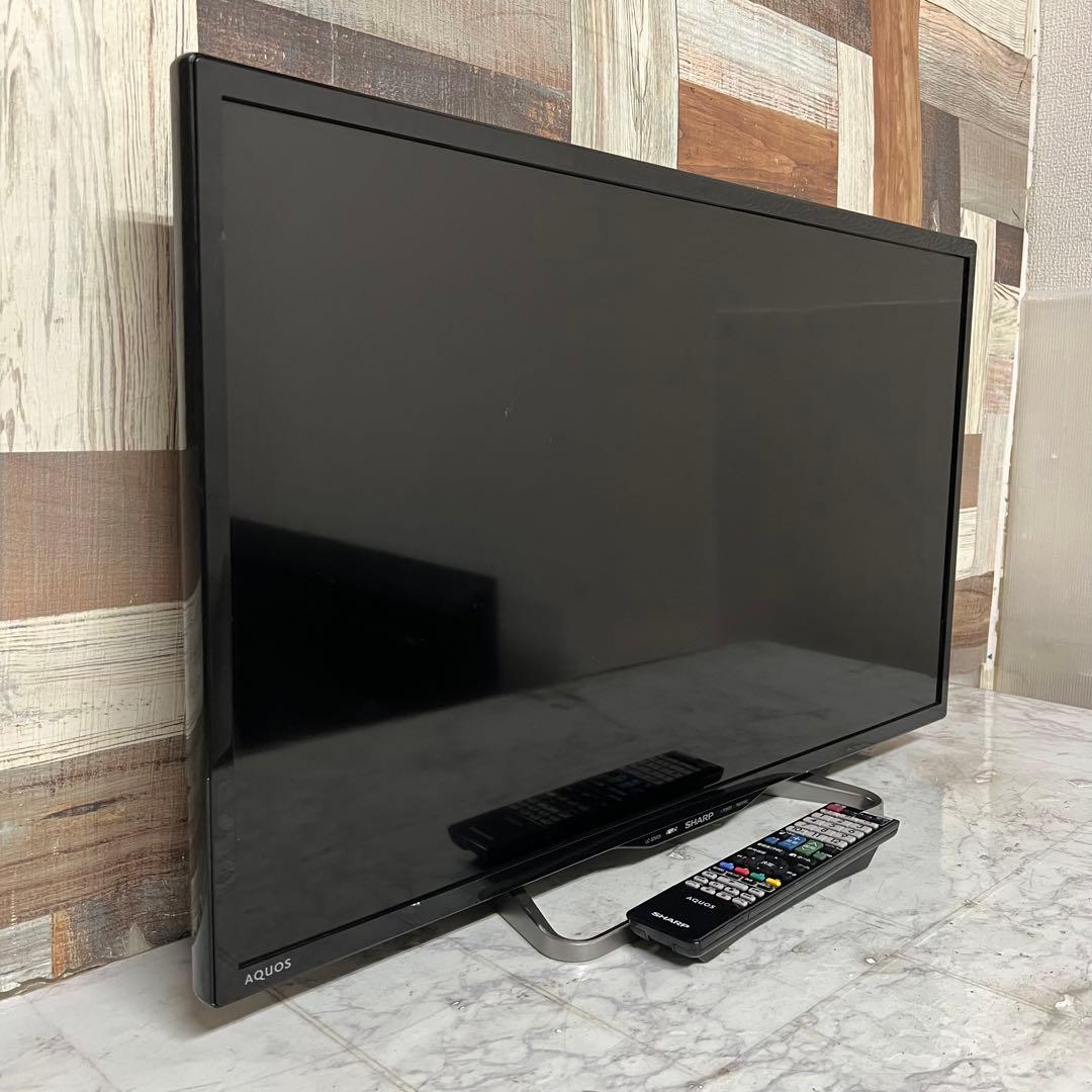 即日受渡❣️全国送料込SHARP32型テレビYouTube、U-NEXTリモコン付