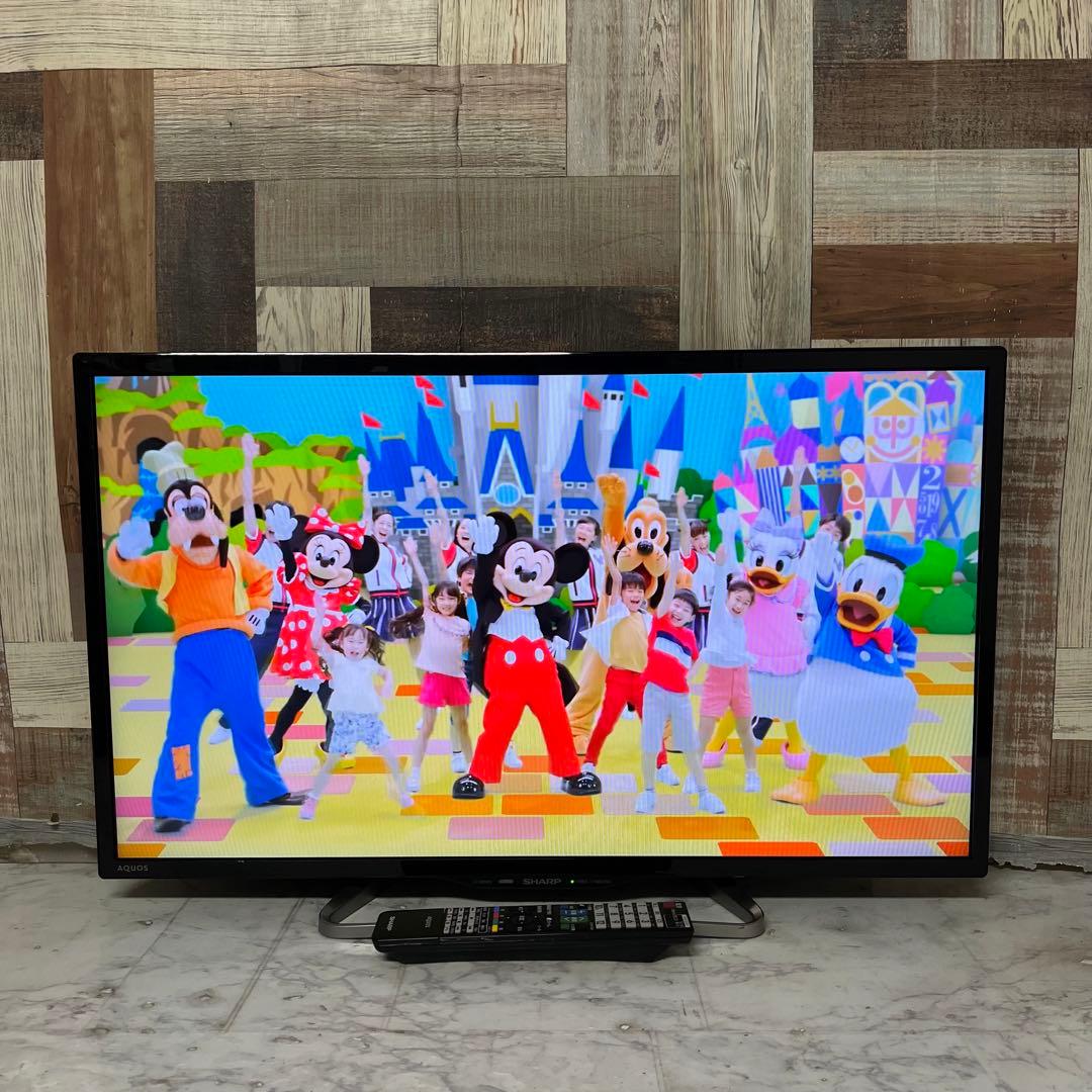 即日受渡❣️全国送料込SHARP32型テレビYouTube、U-NEXTリモコン付