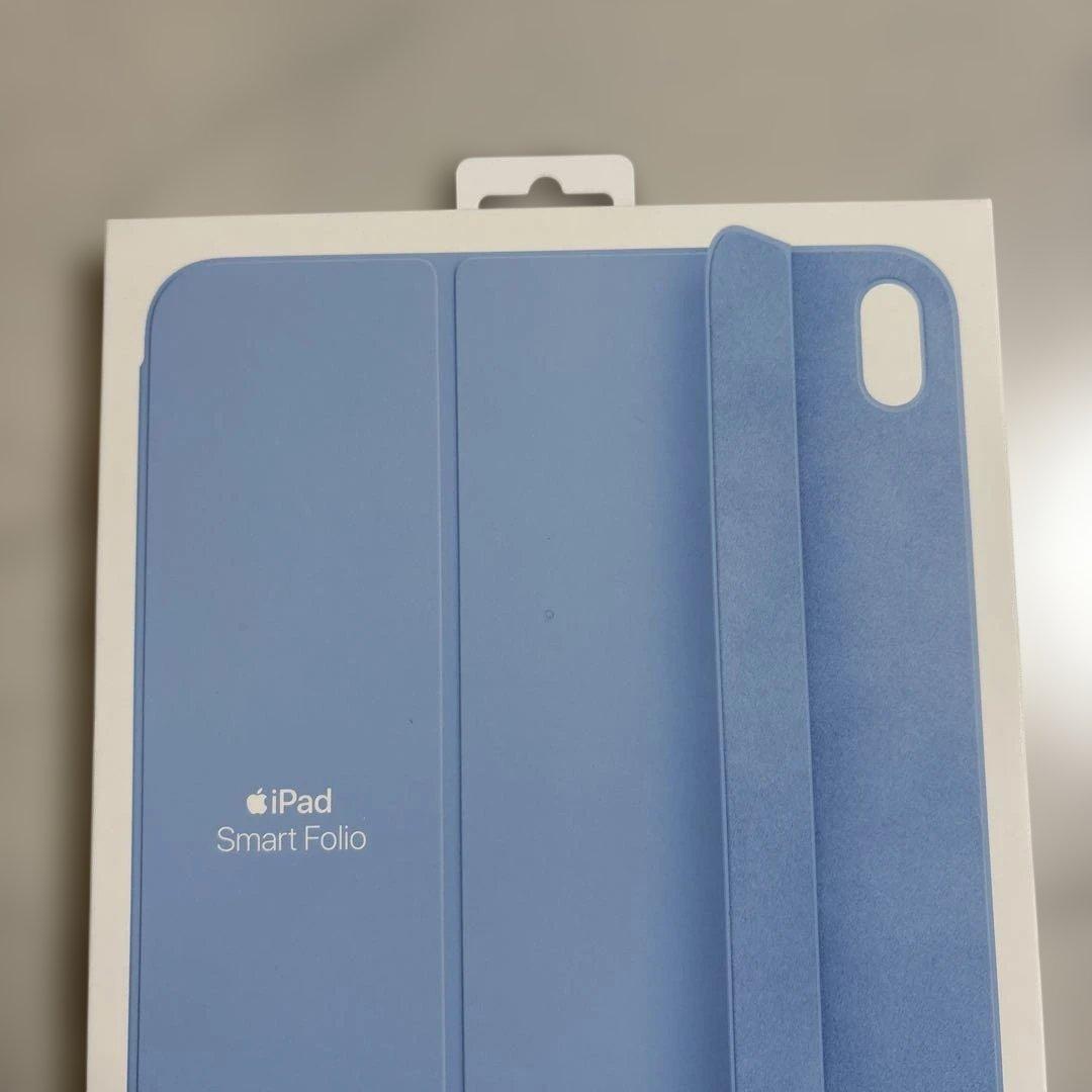 iPad A16 カバー　純正品　Smart Folio ケース 青　アップル