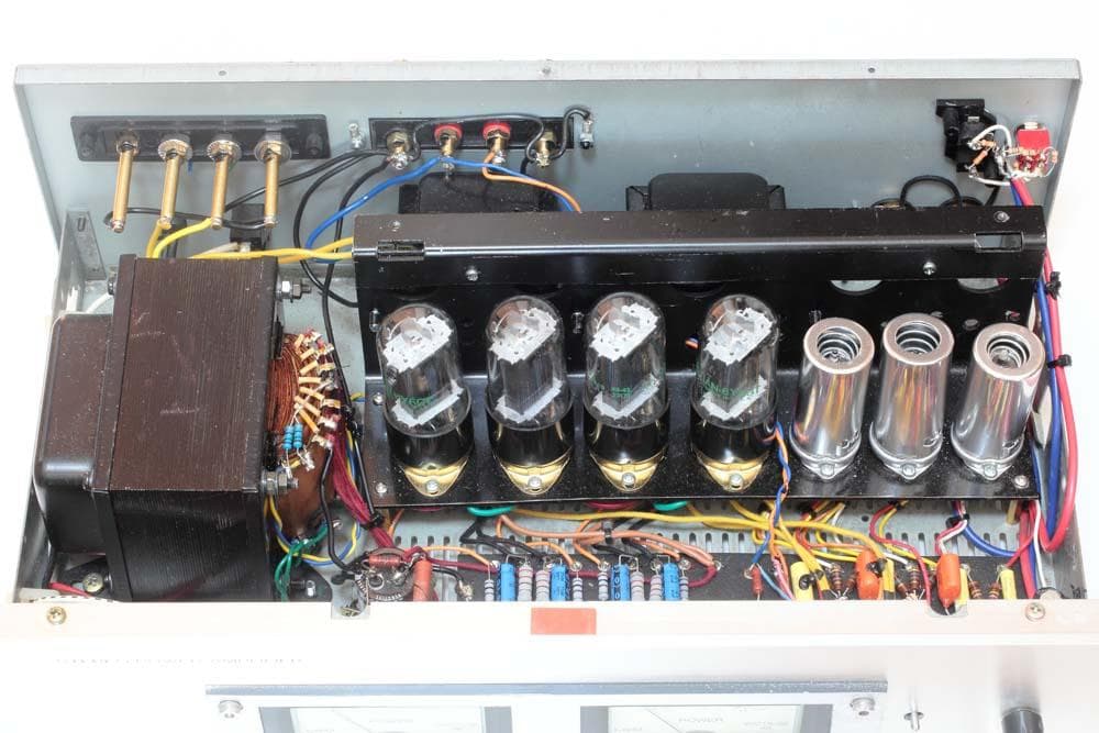 ステレオパワーアンプ 6Y6GT プッシュプル 不動品