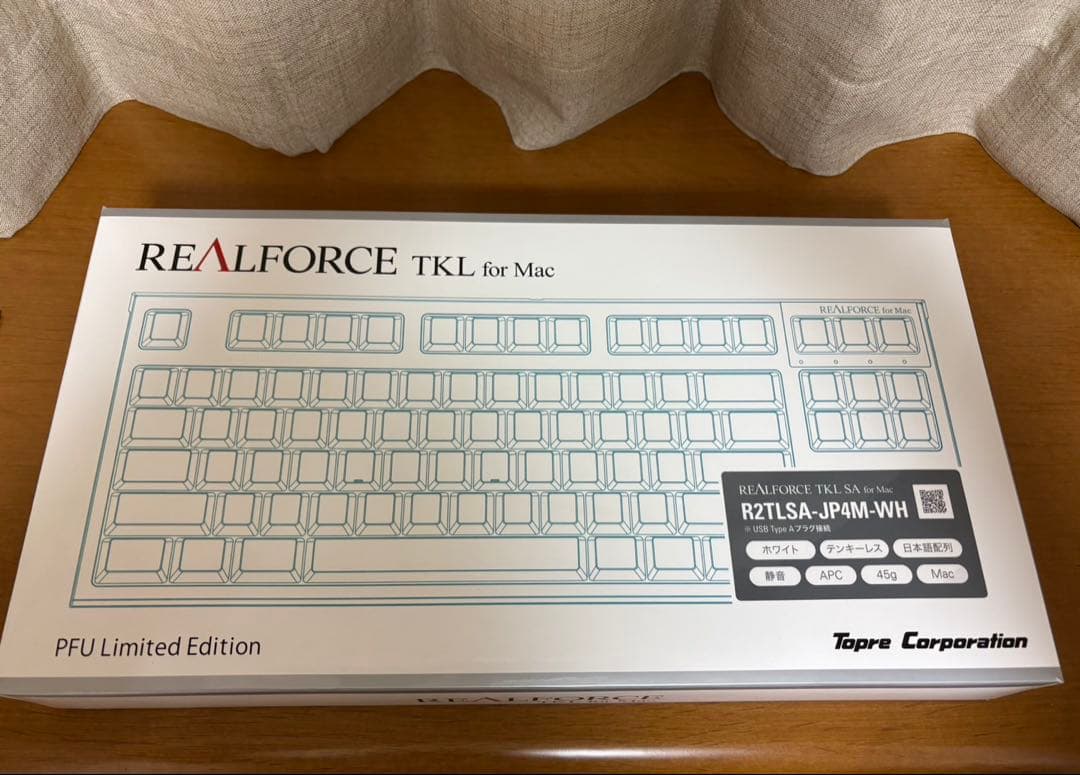 REALFORCE for Mac テンキーレス R2TLSA-JP4M-WH