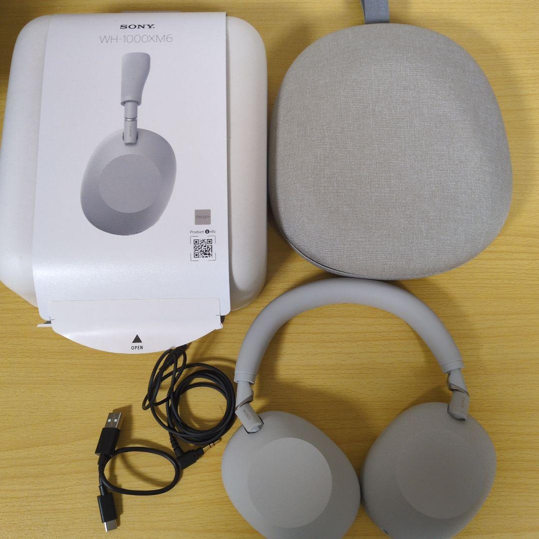 SONY WH-1000XM6 プラチナシルバー 箱つき