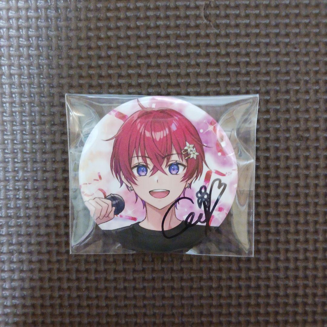 すたぽら缶バッチ こえくん直筆サイン入り - メルカリ