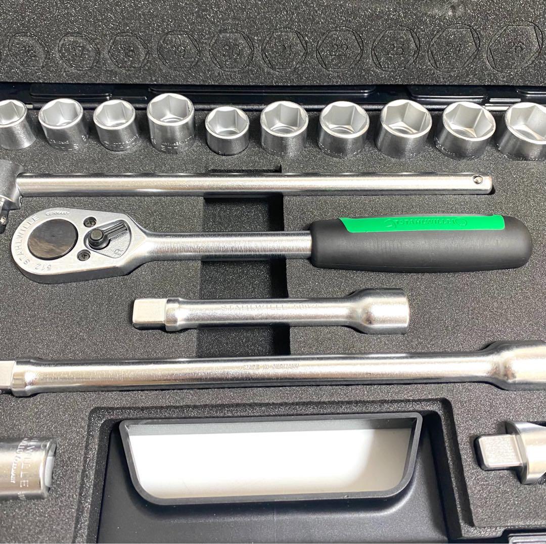 美品 STAHLWILLE ソケットレンチセット 52/22/6KN