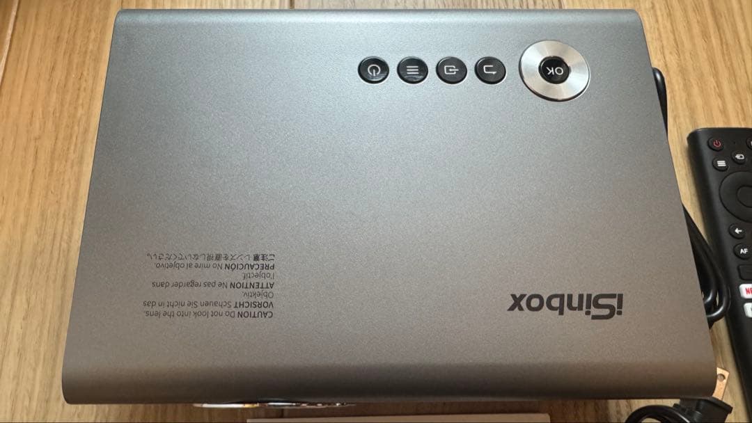 値下isinbox GC357 4KプロジェクターNetflixオートフォーカス - メルカリ