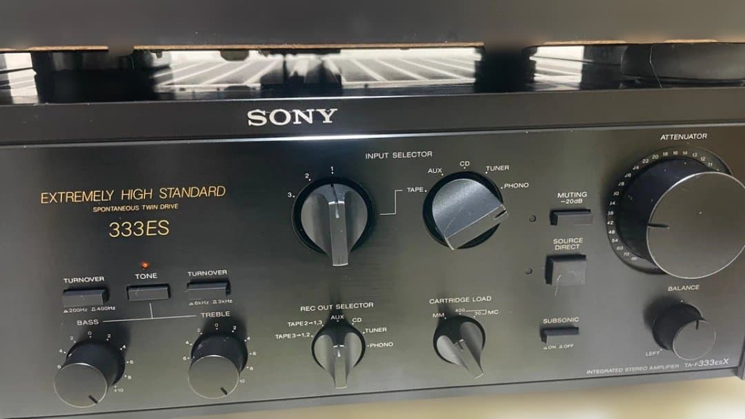 【動作美品】　SONY TA-F333ESX プリメインアンプ