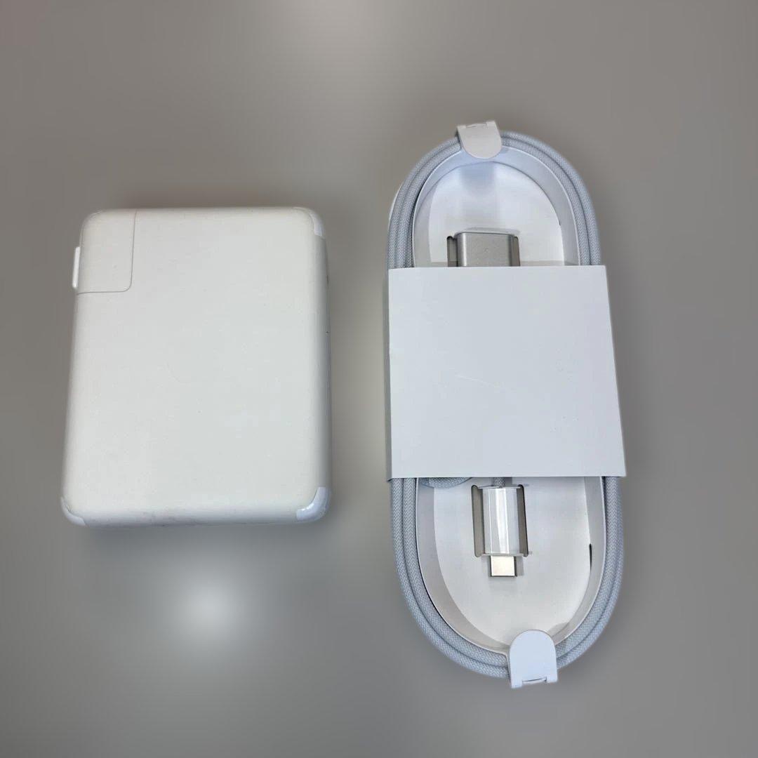 Apple純正 未使用 アダプタとUSB-C-MagSafe3 ケーブル2m Apple 純正新品 USB-C MagSafe 3 ケーブル 2m ミッドナイト