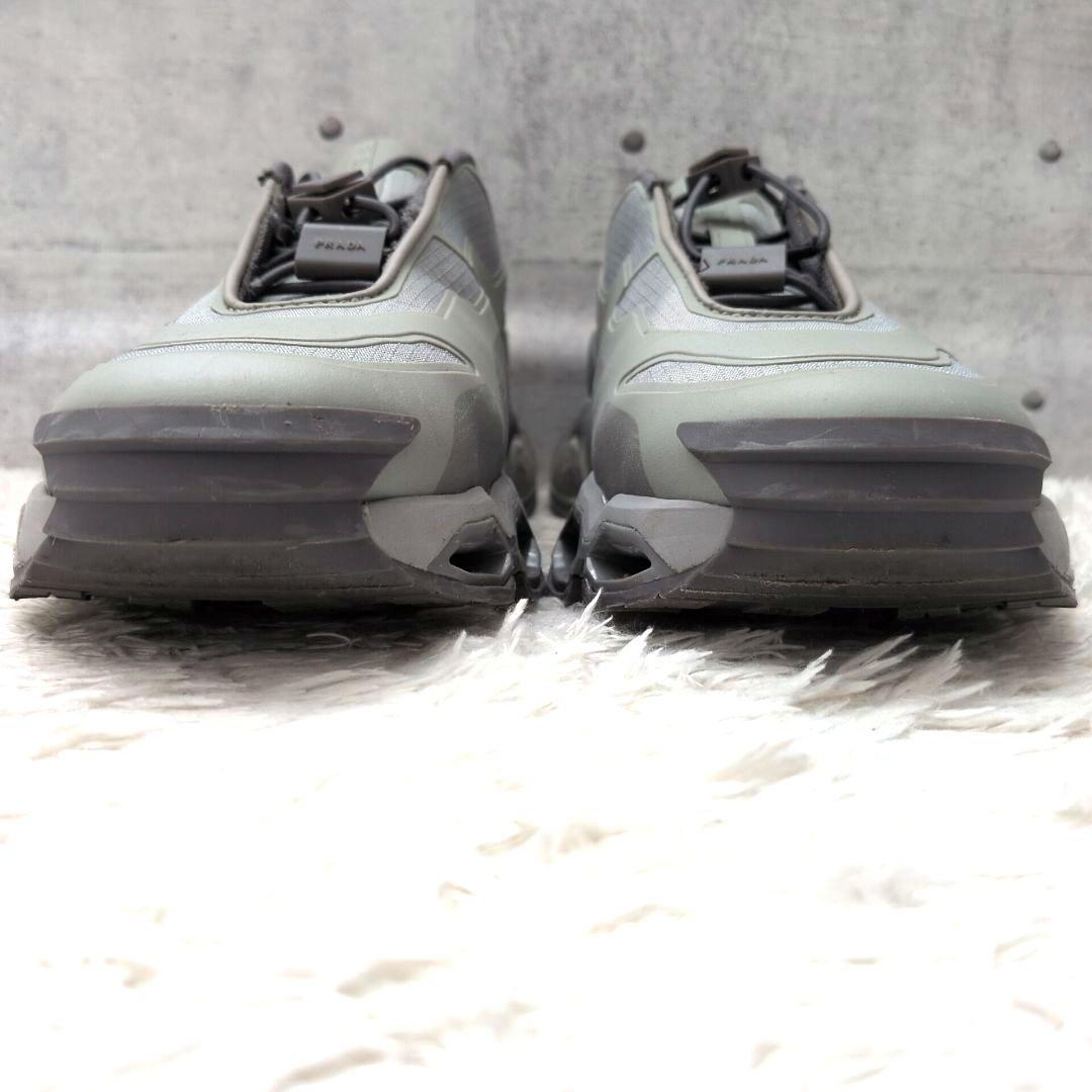 極美品 箱付 近年モデル】プラダ 4E3570 コリジョンクロス スニーカー