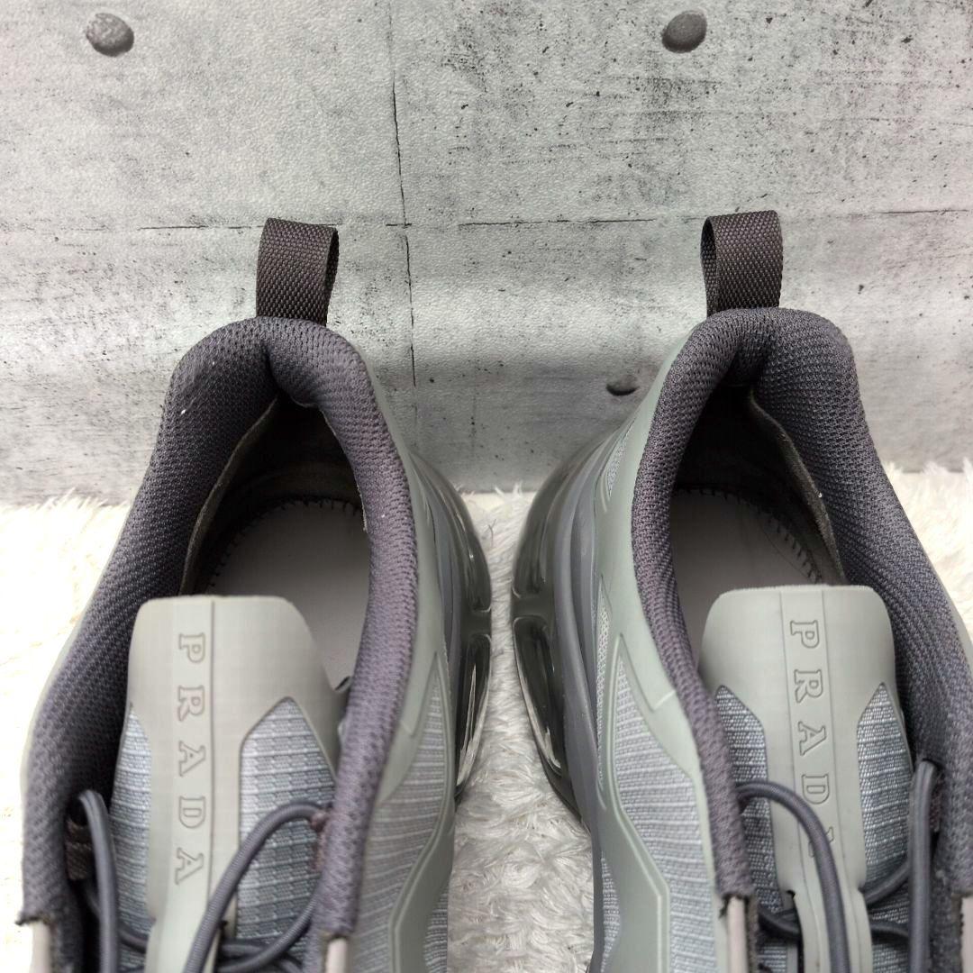 極美品 箱付 近年モデル】プラダ 4E3570 コリジョンクロス スニーカー