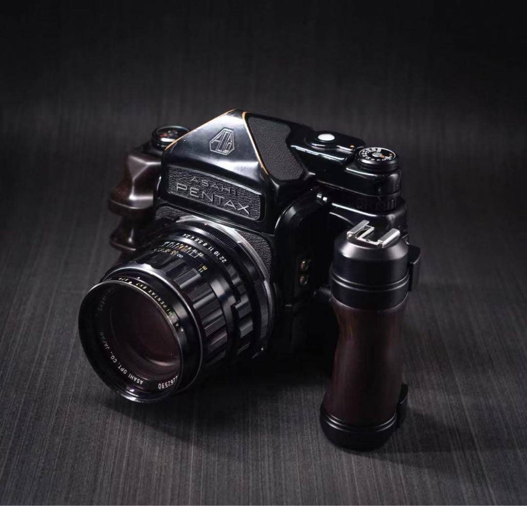 新品 PENTAX ペンタックス 67/6X7用ハンドグリップ 黒檀