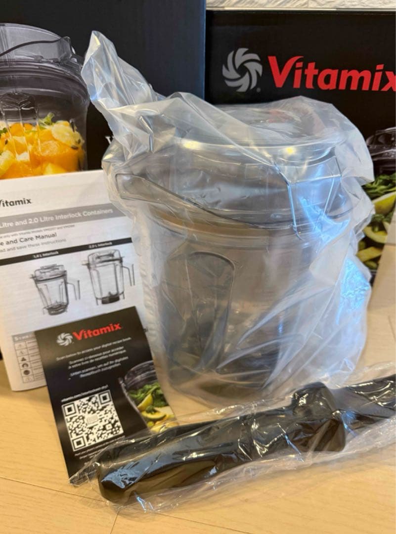 vitamix 2L 2.0L ウェットコンテナ タンパー セット