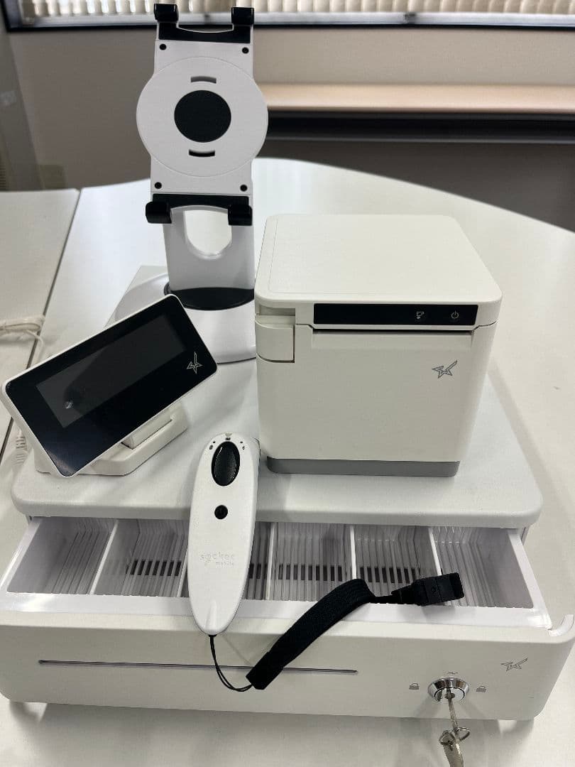 ホワイト レジスター5点一式セット 鍵付き ホワイト レジスター5点一式セット 鍵付き ホワイト レジスター5点一式