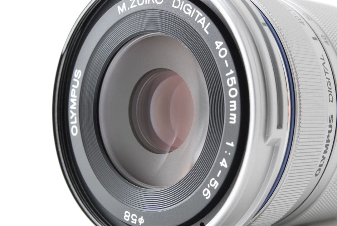 ✨極美品✨オリンパス M.ZUIKO 40-150mm❤️シルバー❤️小型軽量！