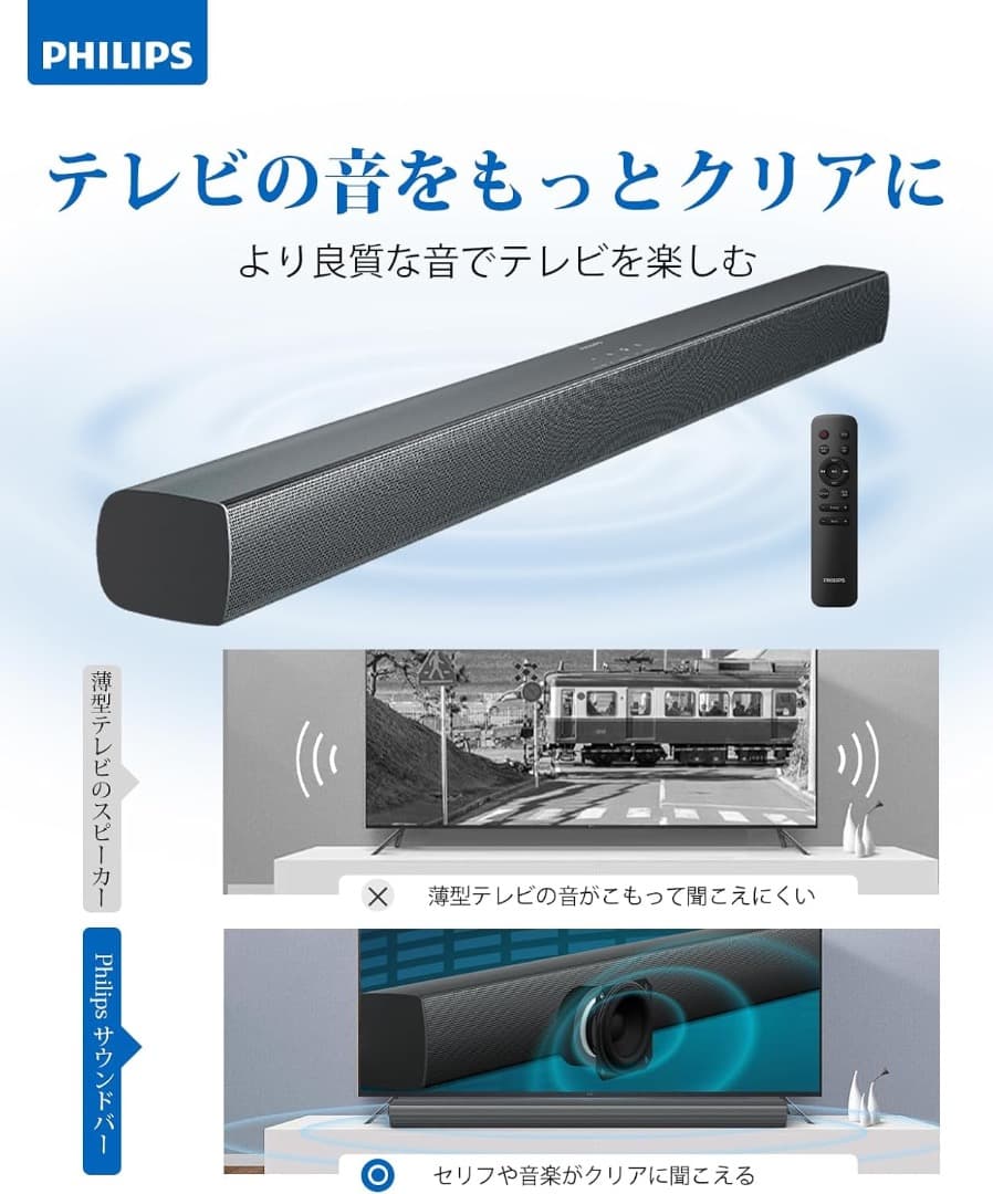 【新品】PHILIPS TAB4288/11 サウンドバー スピーカー