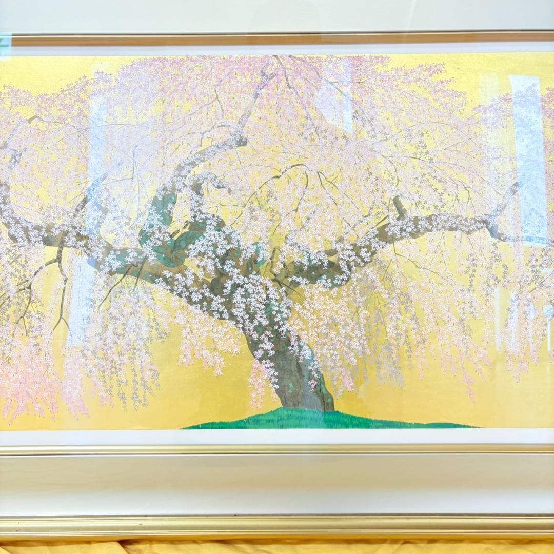 中島千波 光善寺の枝垂櫻 シルクスクリーン 限定200部 47/200 - メルカリ