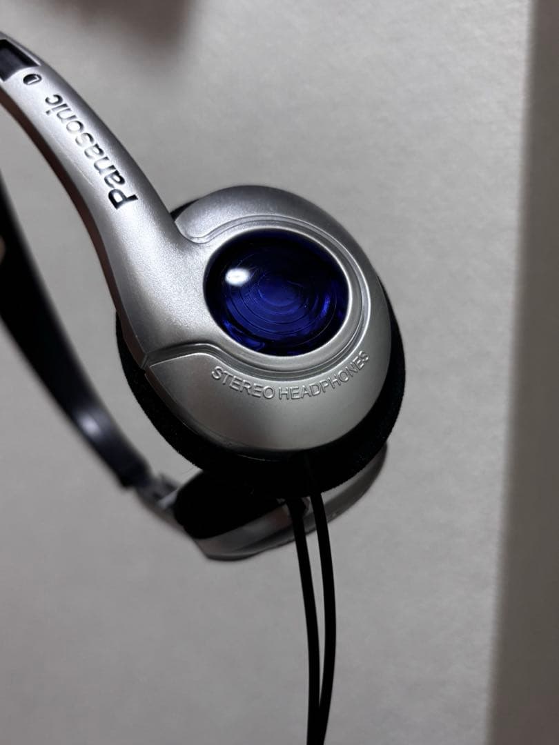 Panasonic ヘッドフォン ヘッドホン 有線 シルバー y2k レア