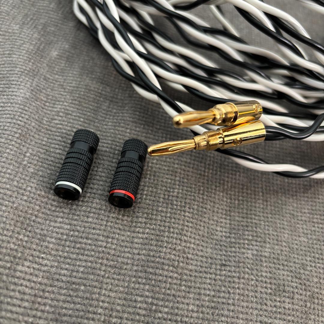 BELDEN 8470 バナナプラグ付 スピーカーケーブル (10m) 2本