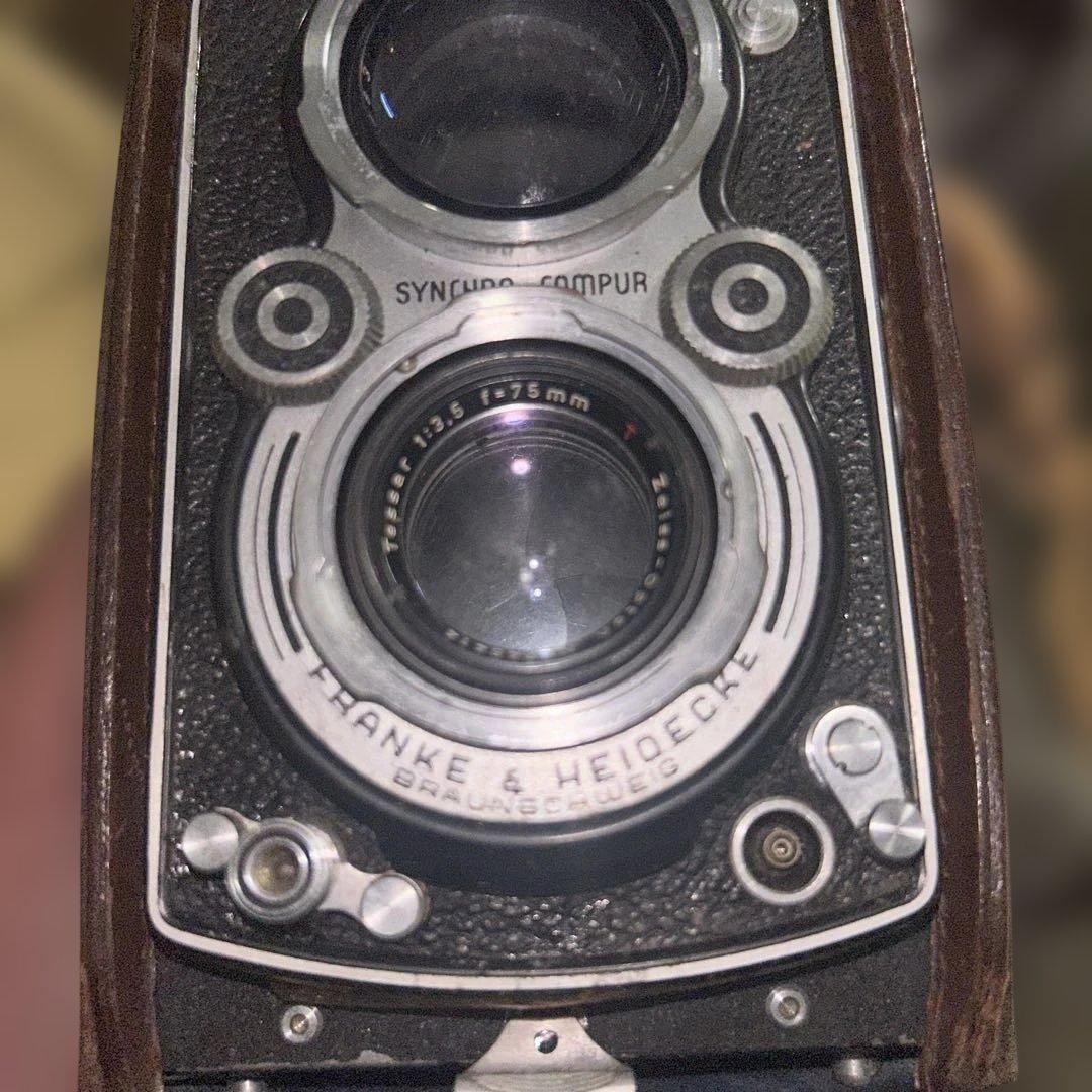 H2 ローライフレックス　ケース付き　 二眼レフカメラ 動作未確認ジャンク